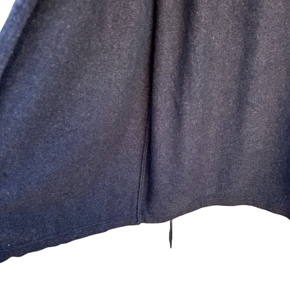 Randolph Duke Faux Fur Removable Trim Open Front Tie Waist Knit Cardigan Sweater - Picture 5 of 8